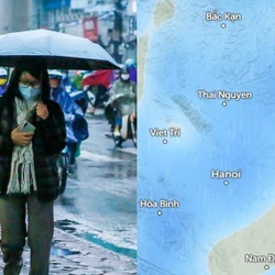 Hà Nội vừa mưa vừa rét trong ngày 18/11, nhiệt độ xuống còn bao nhiêu?