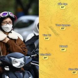 Dự báo không khí lạnh tiếp tục về Hà Nội trong ngày 9/3