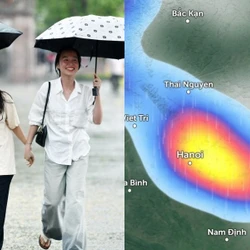 Hà Nội có khả năng mưa dông trong tối 31/3 khi không khí lạnh về