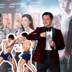 Thảm đỏ phim "Chiến Nam" hóa sàn đấu Muay Thái ngoài đời thực