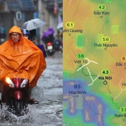 Sắp có đợt mưa dông kéo dài ở miền Bắc, thời tiết Hà Nội mát mẻ