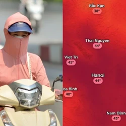 Thời tiết Hà Nội oi bức khi nắng nóng duy trì nhiều giờ trong ngày