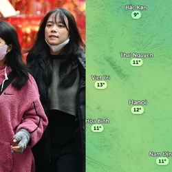 Hà Nội rét đậm trong ngày 6/1, chưa phải ngày có nhiệt độ thấp nhất