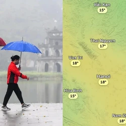 Dự báo Hà Nội có khả năng nồm ẩm cao điểm trong ngày 17/1