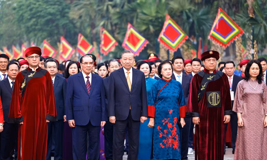 Tổng Bí thư, Chủ tịch nước Tô Lâm dâng hương Giỗ Tổ Hùng Vương