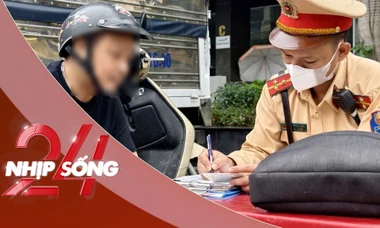 NHỊP SỐNG 24: Nhiều phụ huynh bị xử phạt do vi phạm giao thông