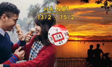 Dịp 14/2 Hà Nội có sương mù, trời tăng nhiệt