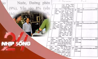 NHỊP SỐNG 24: Công bố 27 loại nước yến giả