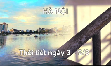 Hà Nội ngày nắng nóng, chiều có mưa dông