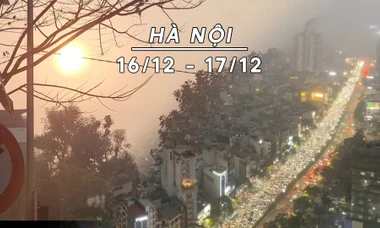 Hà Nội không mưa, âm u trời rét