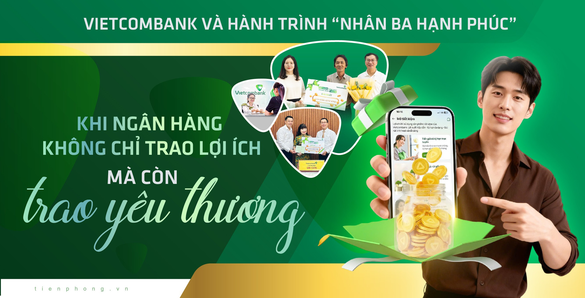Khi ngân hàng không chỉ trao lợi ích mà còn trao yêu thương