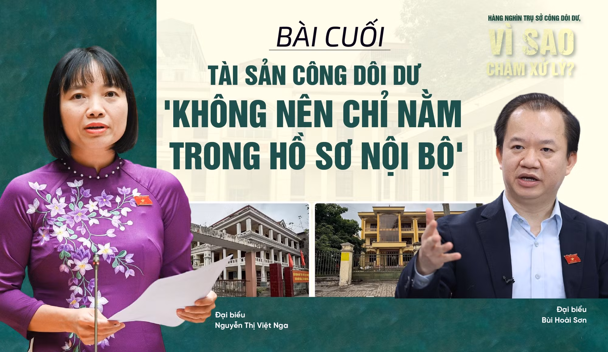 Tài sản công dôi dư 'không nên chỉ nằm trong hồ sơ nội bộ'