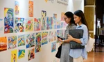 Triển lãm tranh đặc biệt của trẻ mồ côi, tự kỷ tại Hà Nội