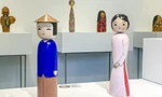 Tận thấy búp bê gỗ Nhật mặc áo dài, áo bà ba Việt Nam