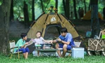Dựng lều, cắm trại, ăn uống ngoài trời dịp lễ Quốc khánh 2/9