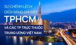 Bảng giá đất mới của TPHCM chênh lệch Hà Nội và các thành phố trực thuộc Trung ương ra sao?