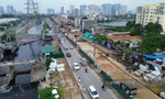 Dồn lực thi công mở rộng con đường gần 1.000 tỷ đồng/1km tại Hà Nội