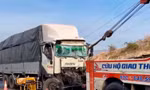 Tai nạn trên cao tốc Vĩnh Hảo – Phan Thiết, tài xế tử vong trong ca bin bẹp rúm