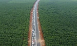 Cao tốc TPHCM - Dầu Giây ùn tắc kéo dài hơn 2km ngày đầu nghỉ lễ