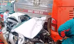 4 người bị thương trong vụ tai nạn liên hoàn giữa 5 xe ô tô