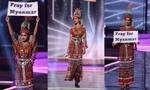 Bộ đồ giúp Myanmar bất ngờ thắng giải trang phục dân tộc Miss Universe sau khi mất hành lý