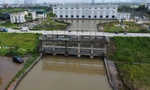 Cận cảnh công trình thoát nước lớn nhất Hà Nội hoạt động trong những ngày lũ lên