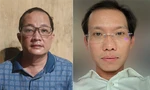 Bị can Nguyễn Minh Quân (trái) và bị can Nguyễn Văn Lợi (phải). Ảnh: C.A