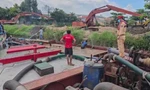 Liên tiếp bắt giữ tàu hút, chở cát lậu ở Vĩnh Long