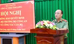 Giám đốc Công an tỉnh Vĩnh Long nghỉ hưu