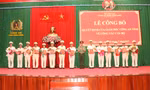 40 cán bộ Công an tỉnh Vĩnh Long nghỉ hưu trước tuổi