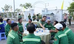 Tết sum vầy cùng công nhân trên công trường cao tốc