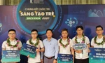 TS. Nguyễn Ngọc Kiên và các sinh viên của mình giành giải tại cuộc thi sáng tạo trẻ Bách khoa 2020