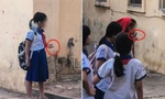 Xôn xao clip học sinh tiểu học hút thuốc trong trường