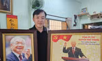 Thanh niên Cần Thơ vẽ tranh gạo tưởng nhớ Tổng Bí thư Nguyễn Phú Trọng