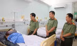 Kẻ côn đồ chém thiếu tá công an khi bị trấn áp