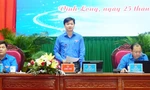Bí thư Trung ương Đoàn giao ban cụm Đồng bằng sông Tiền
