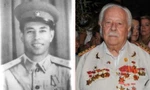 Anh hùng Lực lượng Vũ trang Nhân dân Việt Nam Kostas Sarantidis khi còn trong hàng ngũ quân đội Việt Nam (trái) và lúc về già. Ảnh: idcommunism