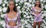 Siêu mẫu Jourdan Dunn mặc áo ngắn cũn ‘quên' nội y, body 1m83 gây choáng váng