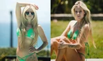 Avril Lavigne gây ‘bão’ mạng với bikini cắt xẻ hiểm hóc