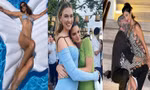 Sao Hollywood: Elizabeth Hurley nuột hơn gái 20, chị cả nhà Kardashian âu yếm tình mới