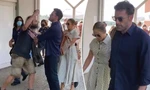 Jennifer Lopez gặp fan quá khích râu tóc xồm xoàm, Ben Affleck kịp thời che chắn