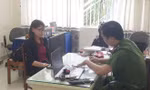 Bị can Nguyễn Hoàng Tú Trinh tại cơ quan điều tra.
