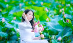 Đoàn viên thanh niên làm điểm check in đẹp như mơ bên đầm sen thơ mộng