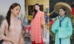 Áo dài suông, tông màu kẹo ngọt mới là "chân ái" của các nàng hậu Việt dịp Tết này