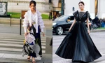 Không cần khoe chân dài miên man, Hoa hậu Lương Thùy Linh, Á hậu Phương Anh vẫn đẹp ma mị 