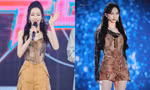 Cùng diện mẫu áo corset giống nhau, Karina aespa ăn điểm hơn Nhiệt Ba dù không hở bạo