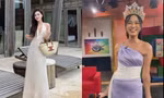 Hoa hậu Đỗ Thị Hà thăng hạng phong cách thấy rõ chỉ qua một chiếc váy lụa