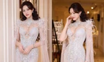 Hoa hậu Đỗ Thị Hà khoe khéo vóc dáng "đồng hồ cát" với thiết kế xuyên thấu