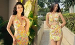 Yêu thích diện đầm hoa nhí, Hoa hậu Thanh Thủy "đụng hàng" từ Phương Nhi tới Tiểu Vy