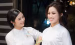 Hoa hậu Đỗ Thị Hà đẹp như thiên thần trong lần đầu tiên làm điều này cho đàn chị Ngọc Hân